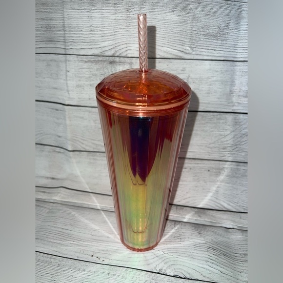 2020 Starbucks Rose Gold Dome Iridescent Tumbler - 24oz - Picture 3 of 6